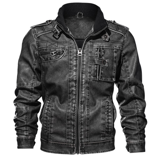 EB | Lederjacke Herren schwarz