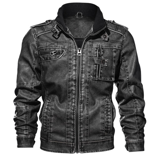 EB | Lederjacke Herren schwarz