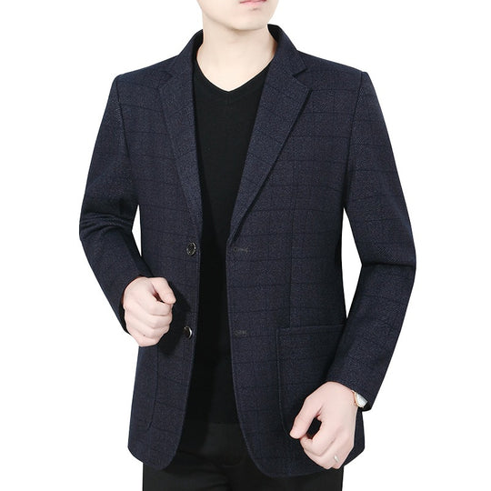 Herren Sakko Glencheck Slim Fit mit leichter Innenfütterung EB