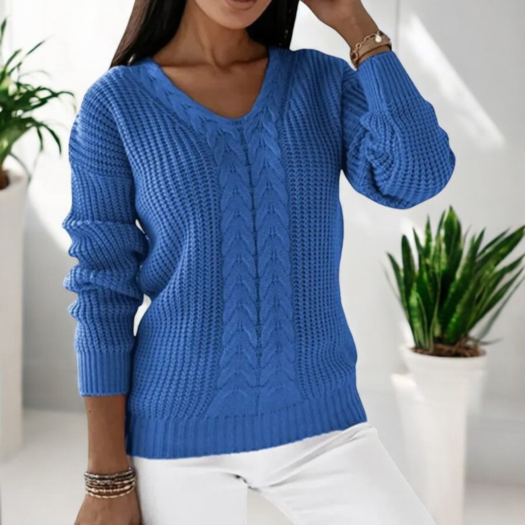 EB | skandinavischer Strickpullover für den Alltagsstil