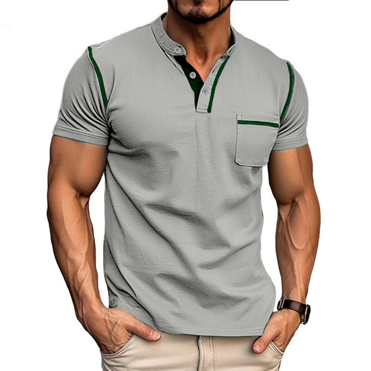 EB | Kurzärmeliges Henley-Hemd