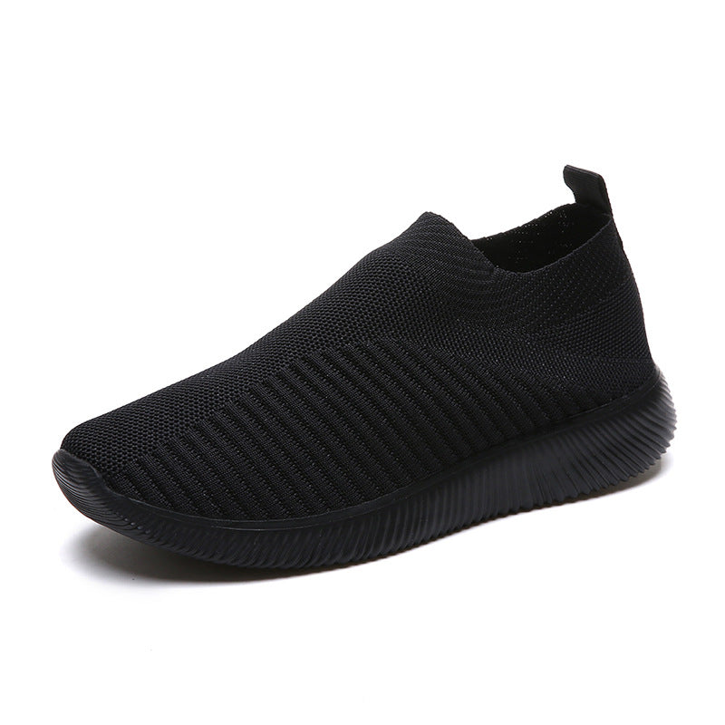Damen Atmungsaktive Slip-On Sneaker mit flexibler Sohle EB