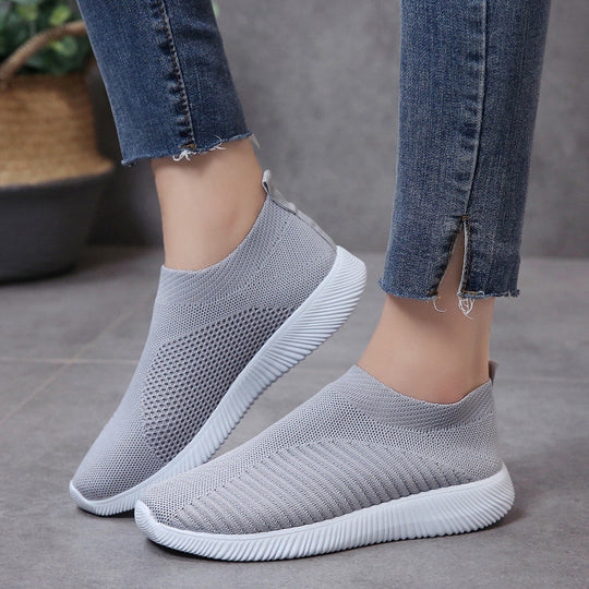 Damen Atmungsaktive und flexible Slip-On Sneakers EB