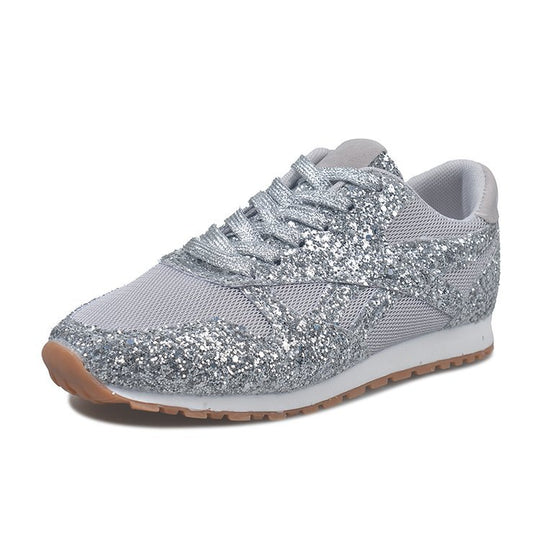 Damen Glitzernde und atmungsaktive Sneakers EB