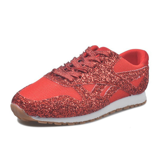 Damen Glitzernde und atmungsaktive Sneakers EB