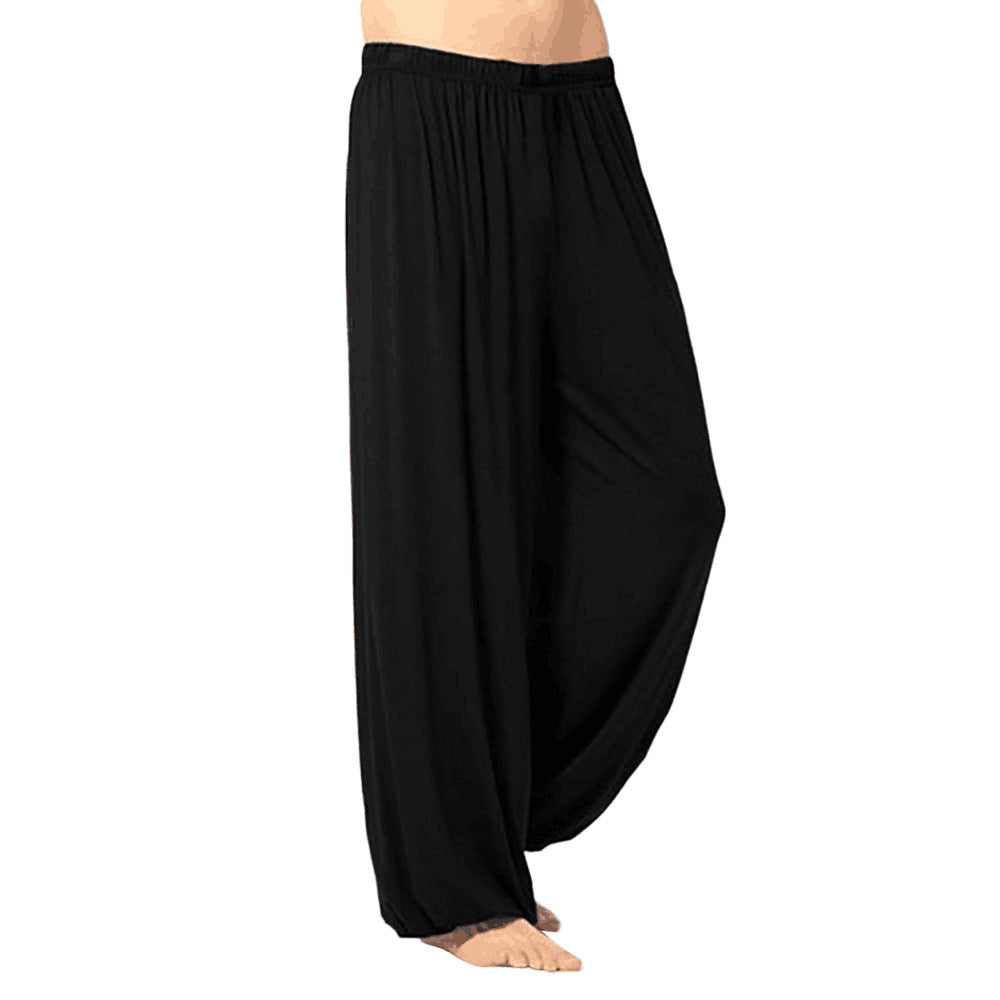 Damen luftige, weite Freizeithose mit elastischem Bund EB