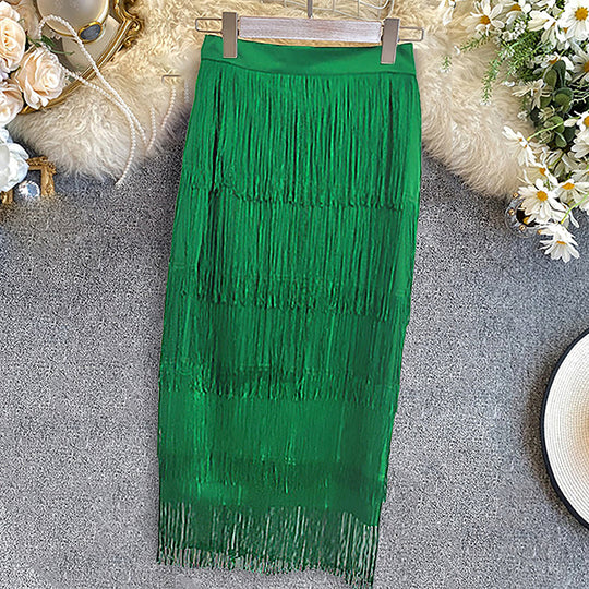 Damen Fransenrock EB
