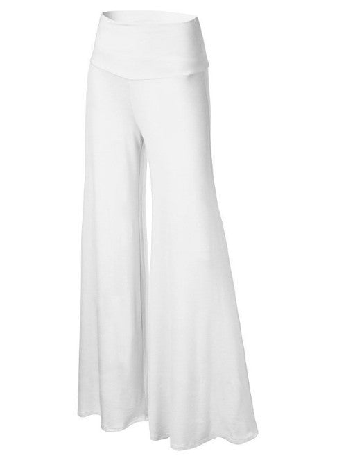 Damen Weit geschnittene Jersey-Hosen EB
