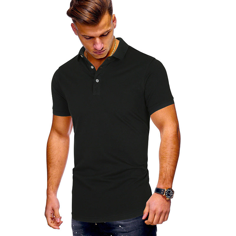 Herren Poloshirt mit hochwertigem Baumwollmix und modernem Stehkragen EB
