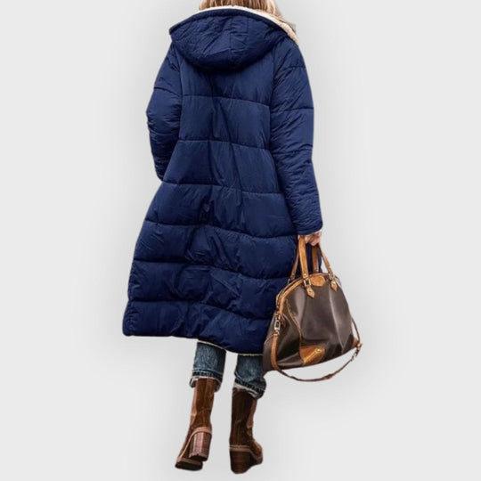 EB | Longline Sherpa-gefütterter Puffer-Mantel