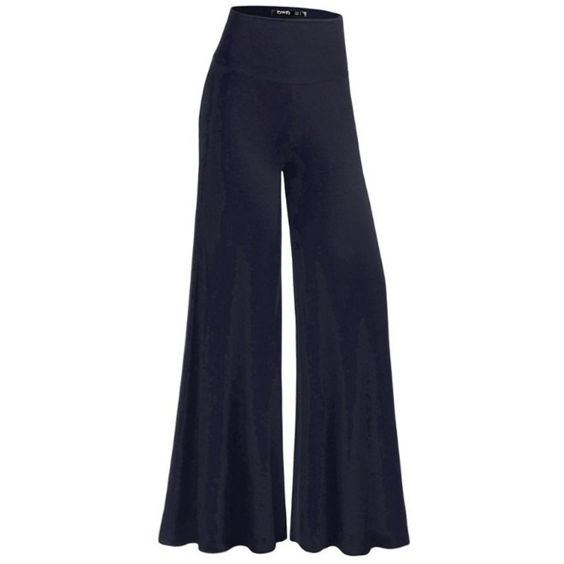 Damen Weit geschnittene Jersey-Hosen EB