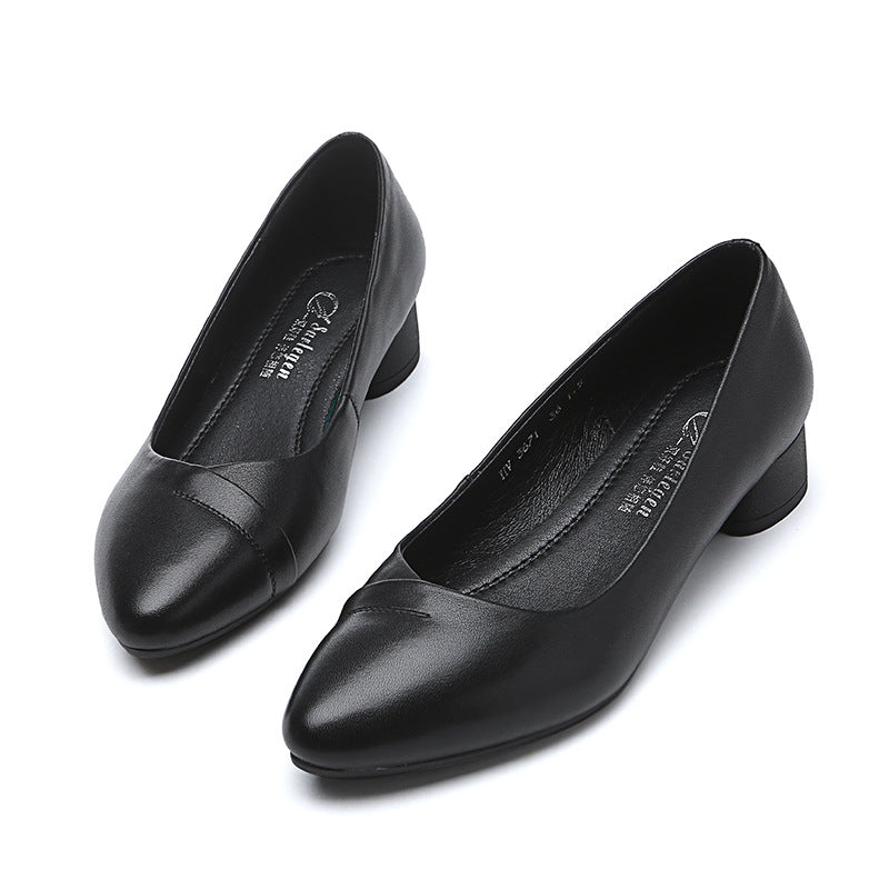 Damen Elegante Blockabsatz Pumps mit klassischem Schnitt und modischem Design EB