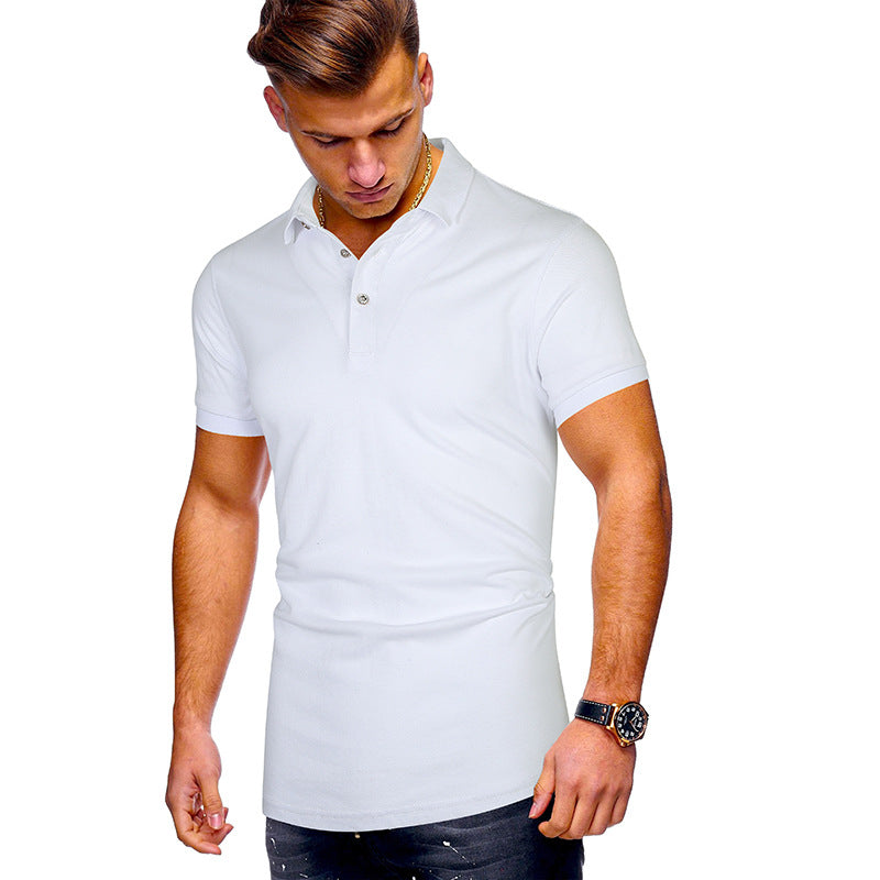 Herren Poloshirt mit hochwertigem Baumwollmix und modernem Stehkragen EB
