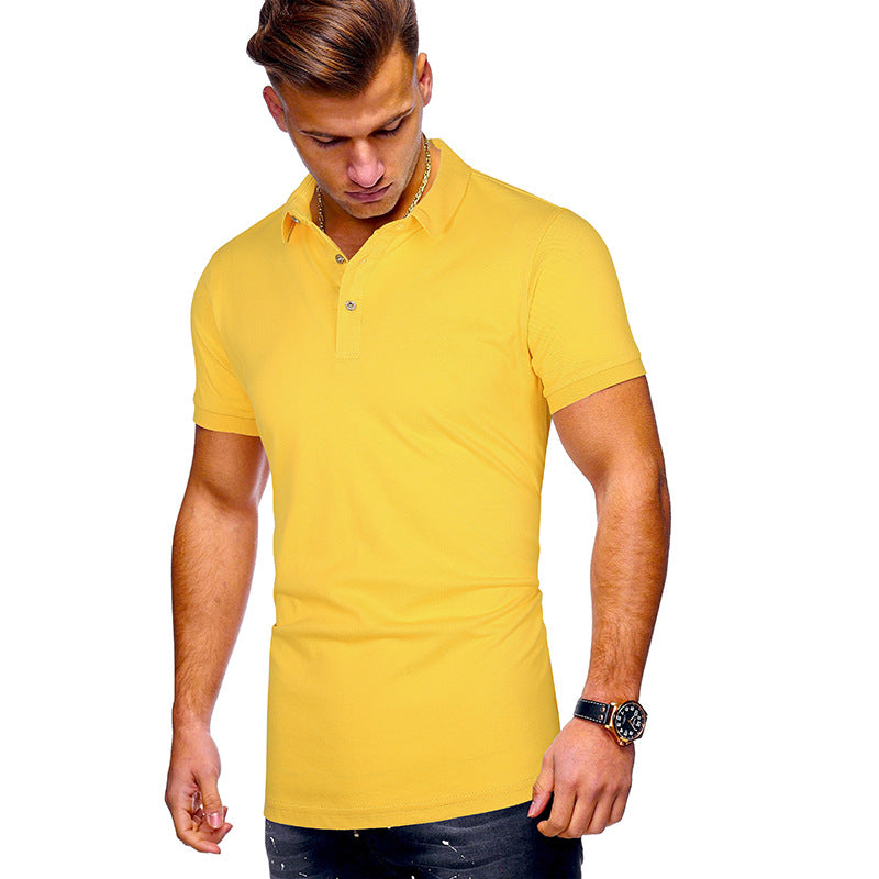 Herren Poloshirt mit hochwertigem Baumwollmix und modernem Stehkragen EB