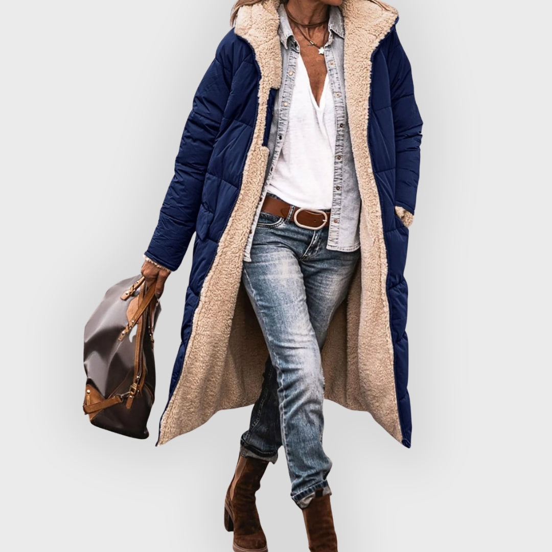 EB | Longline Sherpa-gefütterter Puffer-Mantel