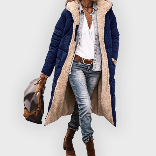 EB | Longline Sherpa-gefütterter Puffer-Mantel