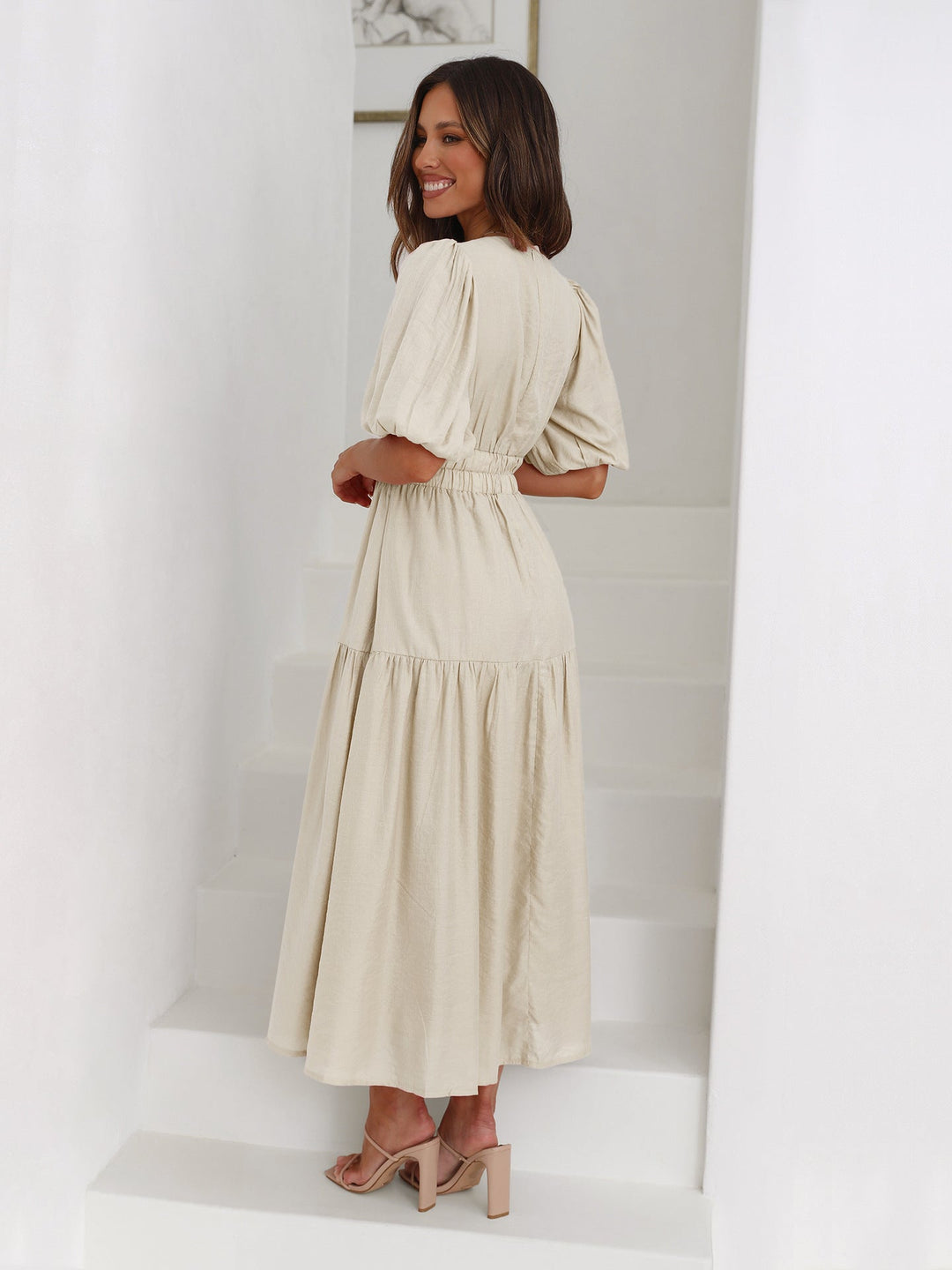 EB | Kleid Mit Puffärmeln