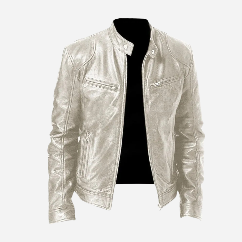 EB | Stylische Moto-Lederjacke