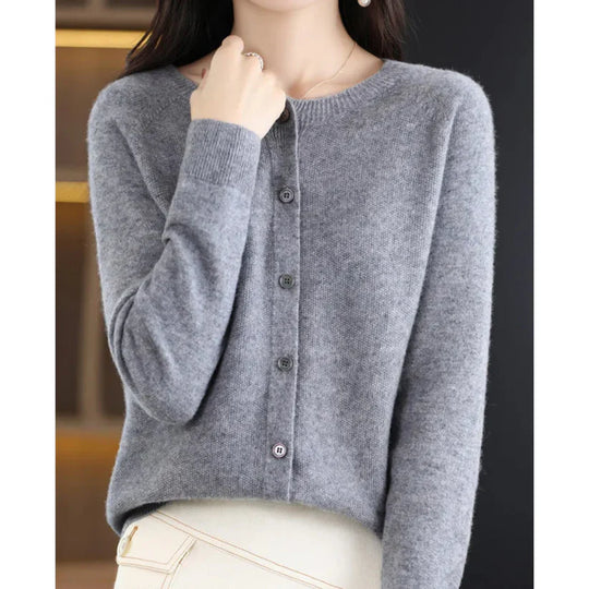 EB - O-Ausschnitt Cardigan Pullover