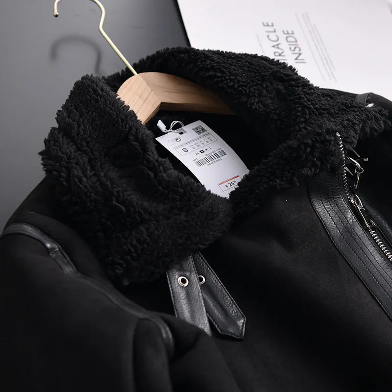 EB | Wildleder Winterjacke - Warm & Stilvoll