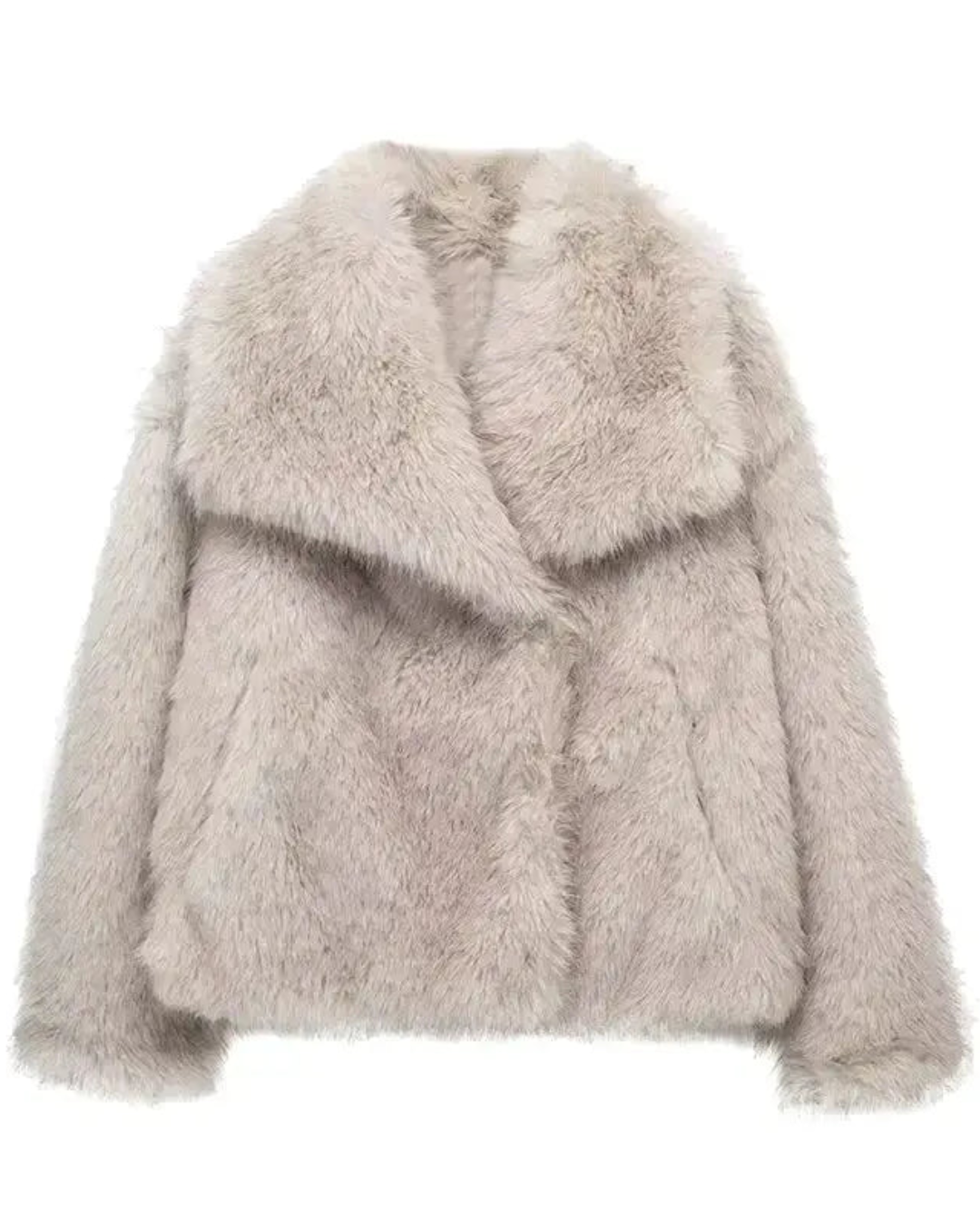 EB | Fur Coat Damen Reguläre Passform Belle Couture Fp 22 Essentielle Eleganz