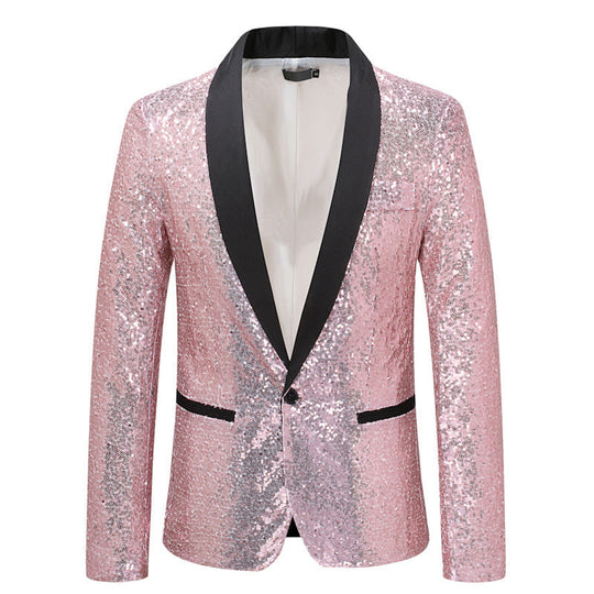 EB | Stilvoller Pailletten-Blazer für Herren