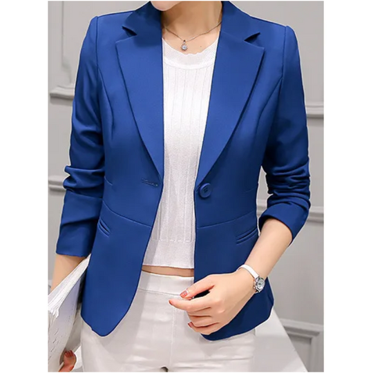 EB | Eleganter Damen Blazer mit Langen Ärmeln Perfekt für Die Arbeit