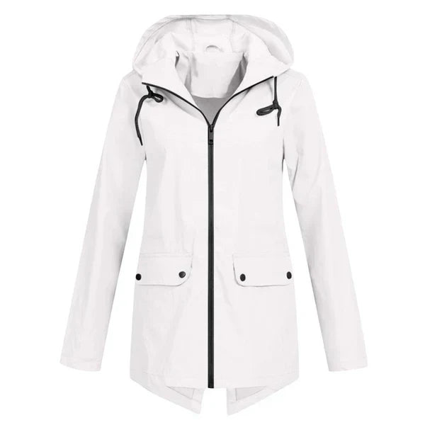 EB | Trendy Damen Regenjacke mit Kapuze