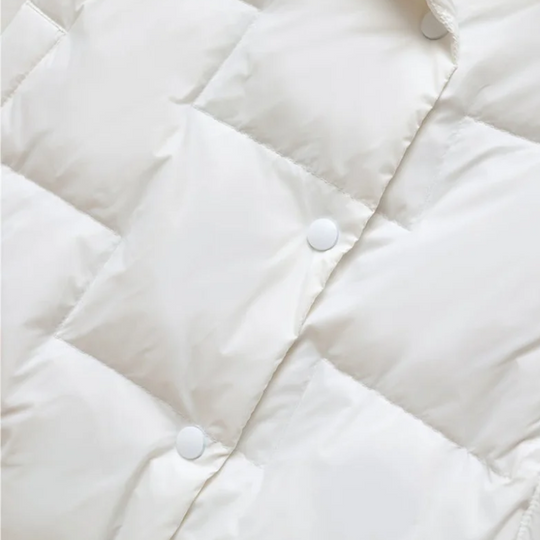 EB | Gep quiltete Daunenjacke Rollkragen Daunenjacke