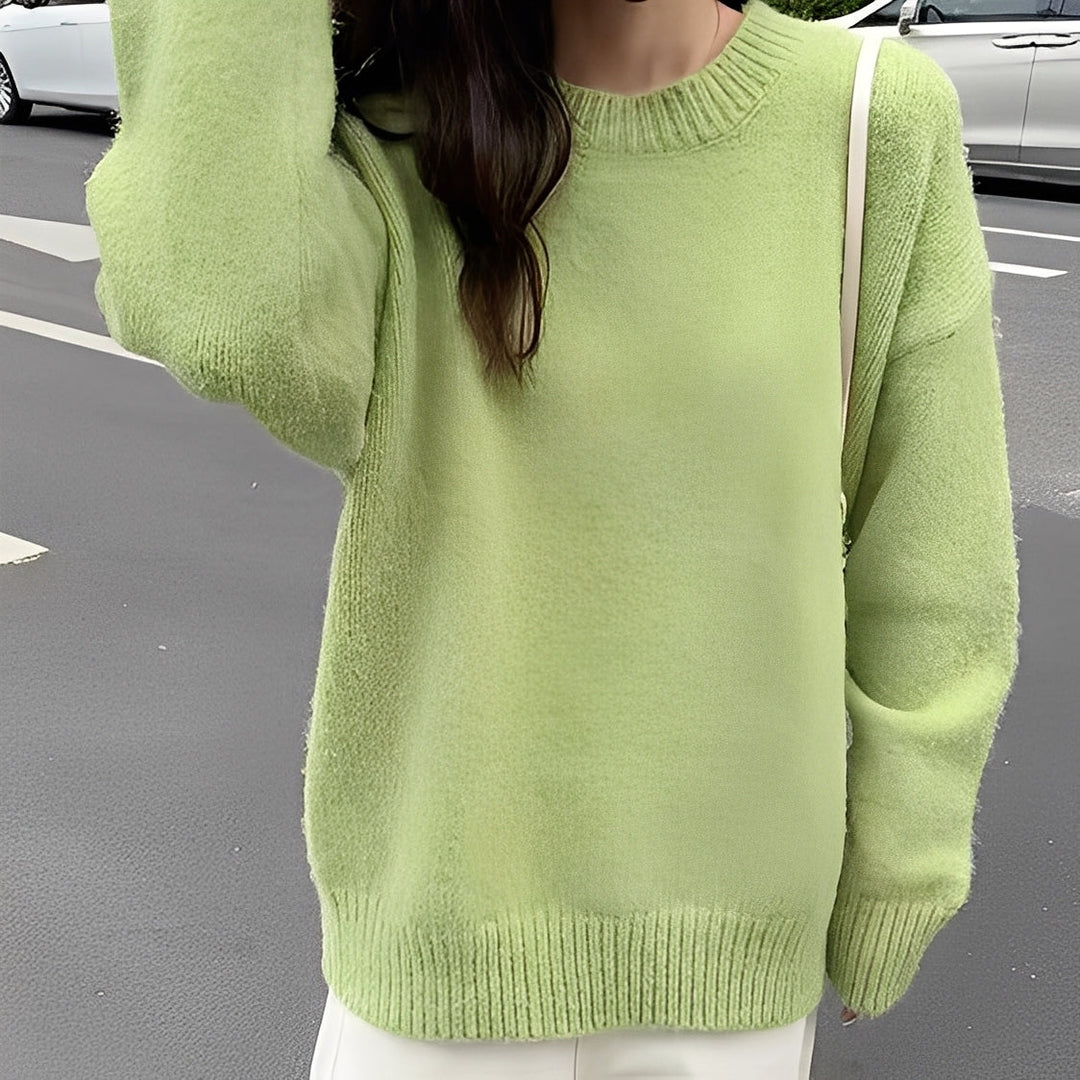 EB | Damen Oversize-Pullover mit Schlichtem Look