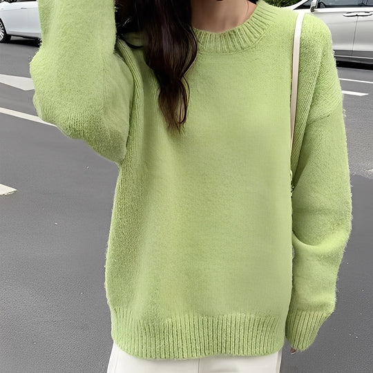 EB | Damen Oversize-Pullover mit Schlichtem Look