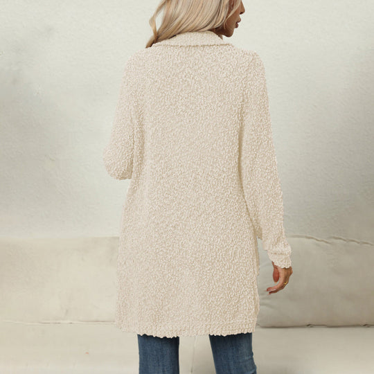 EB | Einfarbiger Strickjacke