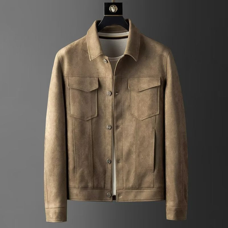 EB | Klassische Wildlederjacke für Männer