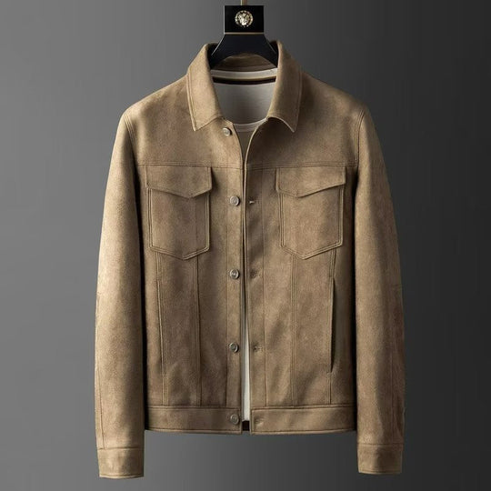 EB | Klassische Wildlederjacke für Männer