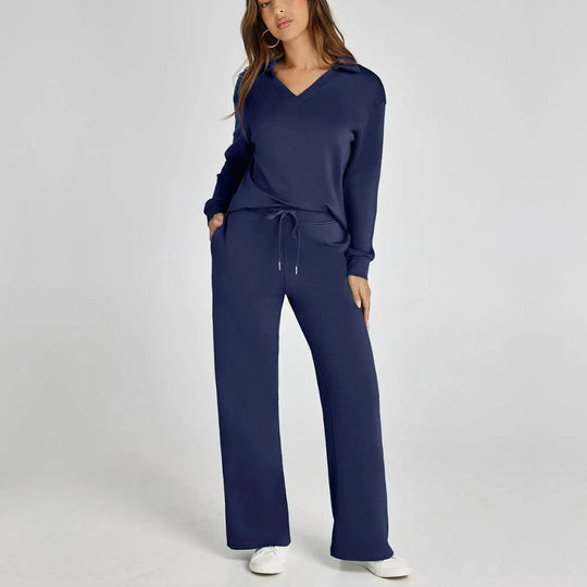 EB | Damen Loungewear Satz mit Weiten Hosen