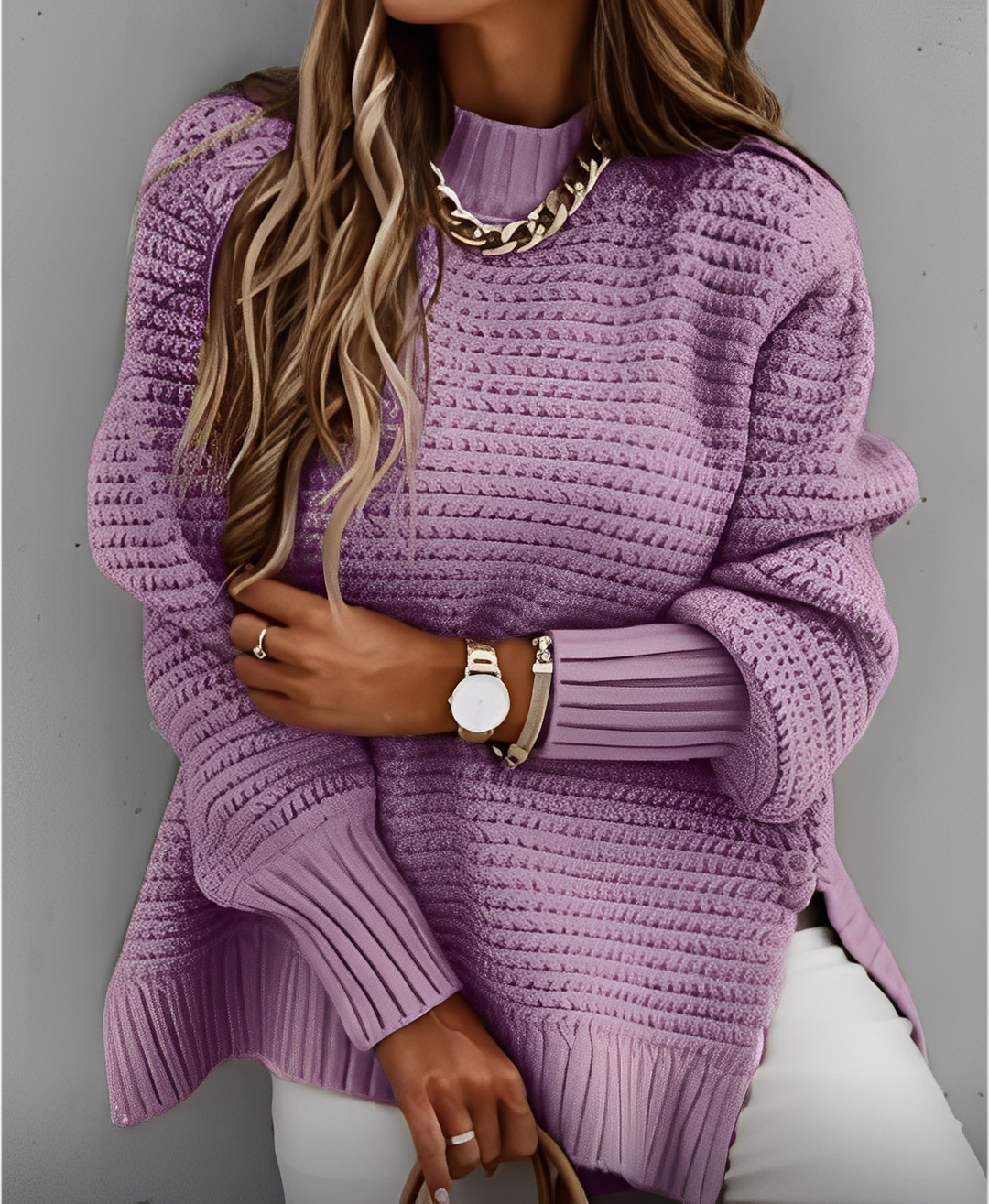 EB | Bequemer Oversize-Strickpullover für Damen