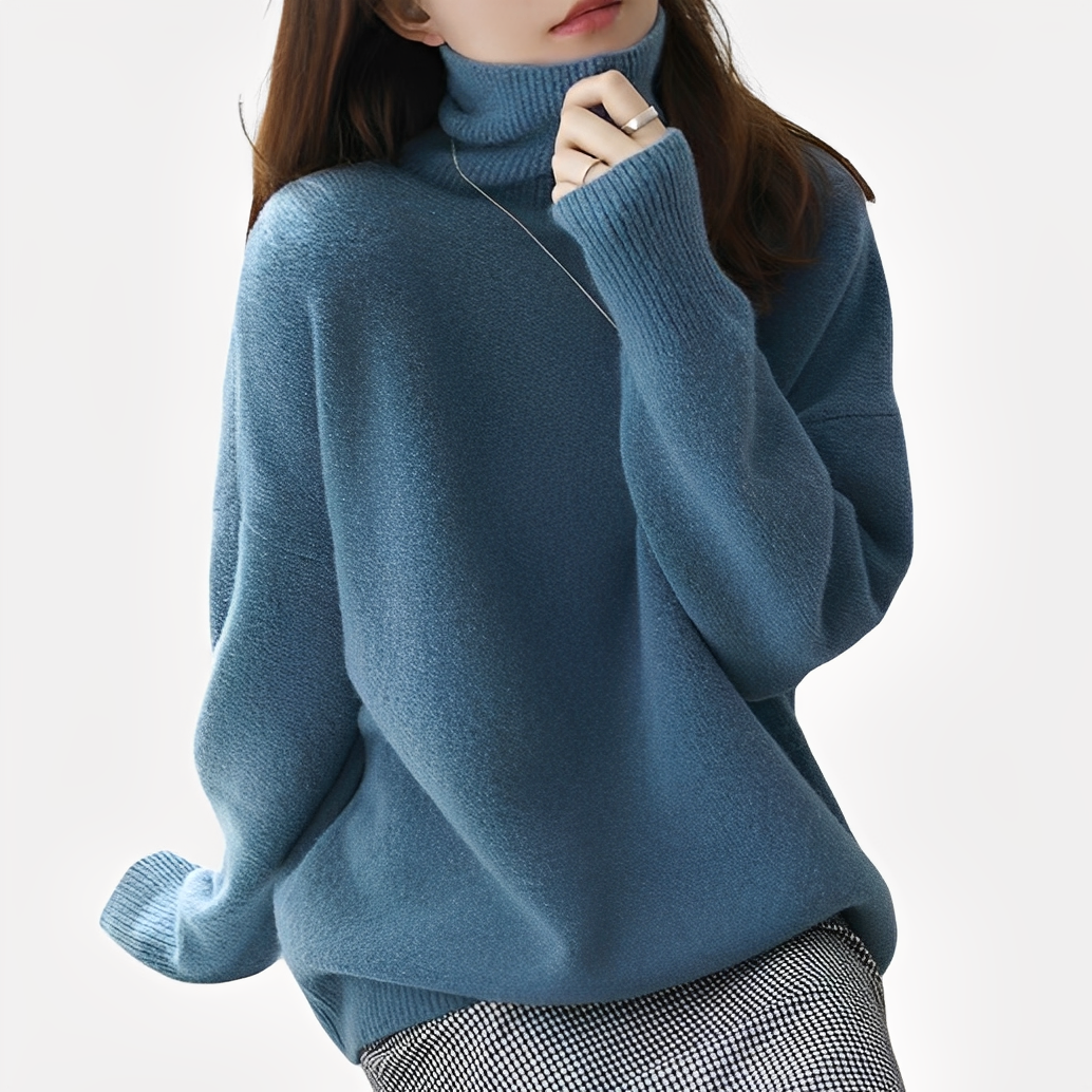 EB | Eleganter Und Legerer Damen Rollkragenpullover