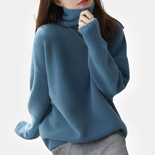 EB | Eleganter Und Legerer Damen Rollkragenpullover