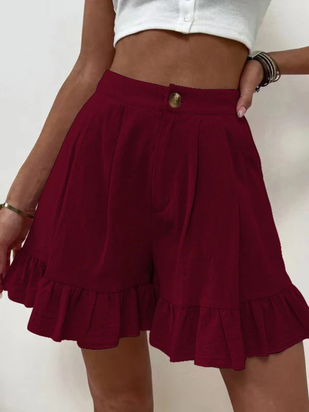 EB | Lässige Shorts mit weitem Bein