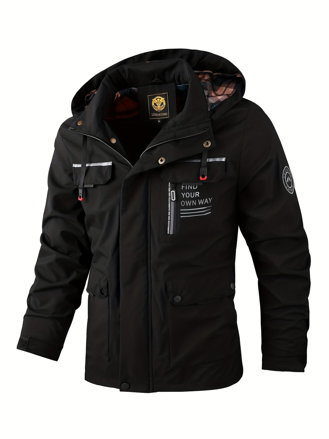 EB | Herren Kapuzen Utility Jacke