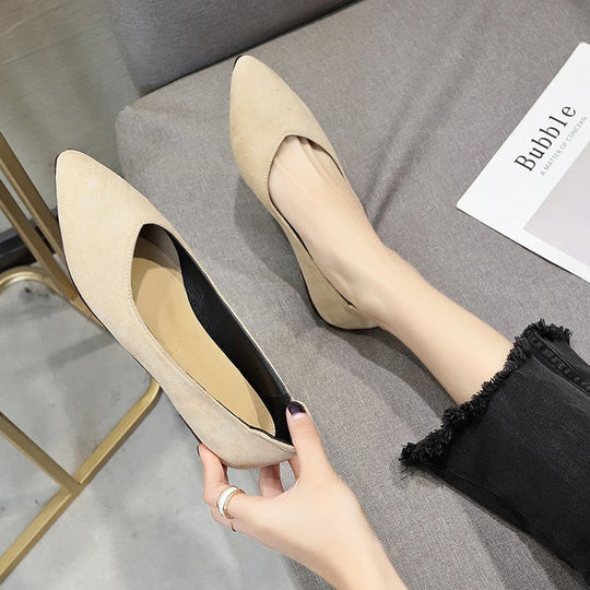 Damen elegante spitze Ballerinas EB