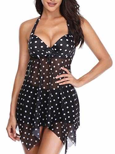 Damen Strandkleid mit floralem Design EB