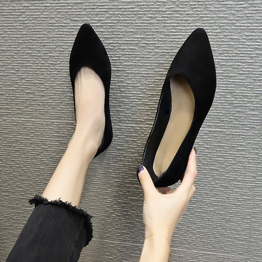 Damen elegante spitze Ballerinas EB