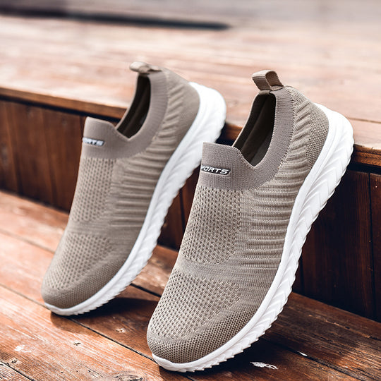 Damen Stretch-Sneakers mit atmungsaktiver Strickoberfläche EB