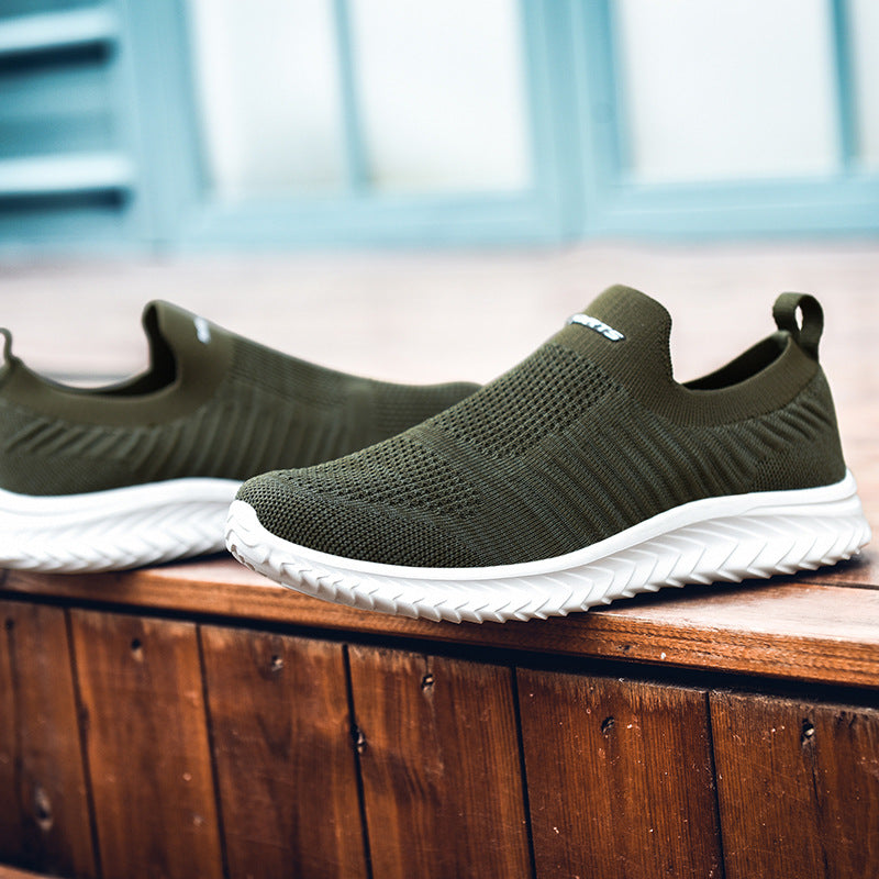 Damen Stretch-Sneakers mit atmungsaktiver Strickoberfläche EB