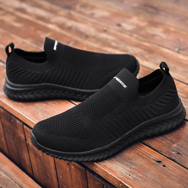 Damen Stretch-Sneakers mit atmungsaktiver Strickoberfläche EB