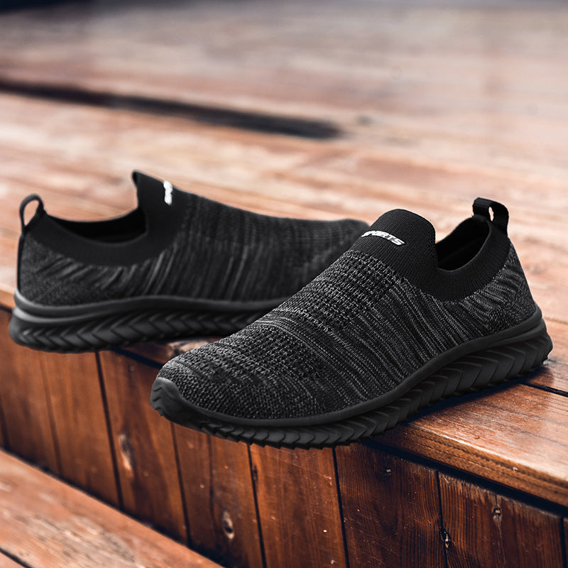 Damen Stretch-Sneakers mit atmungsaktiver Strickoberfläche EB