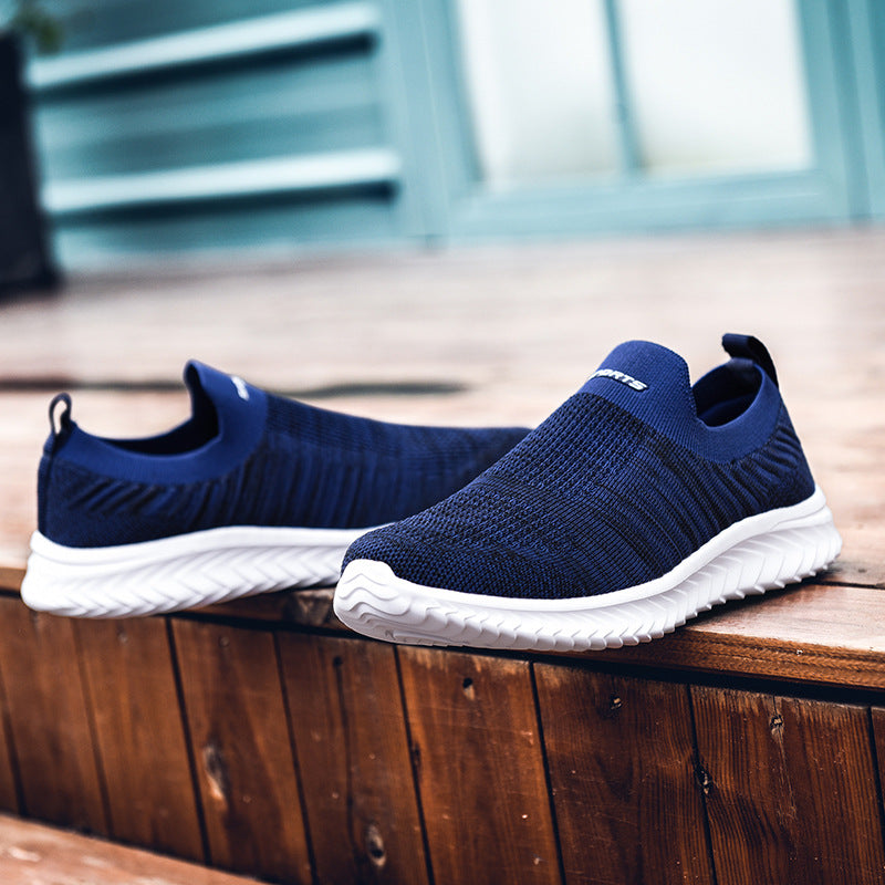 Damen Stretch-Sneakers mit atmungsaktiver Strickoberfläche EB
