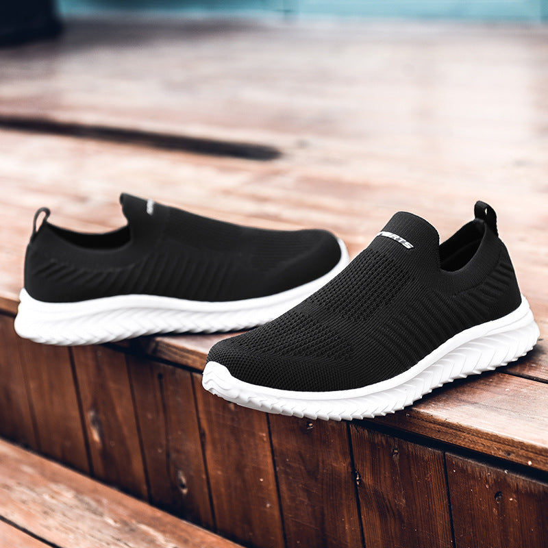 Damen Stretch-Sneakers mit atmungsaktiver Strickoberfläche EB