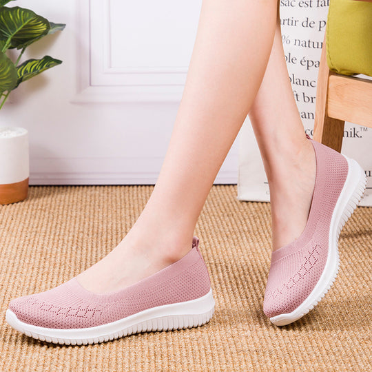 Damen Bequeme Ballerinaschuhe EB